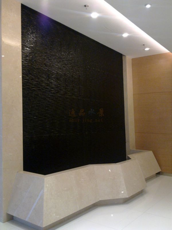 一般寫(xiě)字樓內(nèi)的公司大堂做什么樣的水幕墻假山數(shù)字水幕水景比較好
