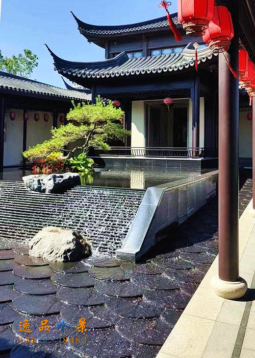 中式水景流水景觀|創(chuàng)意水景墻設計施工廠家