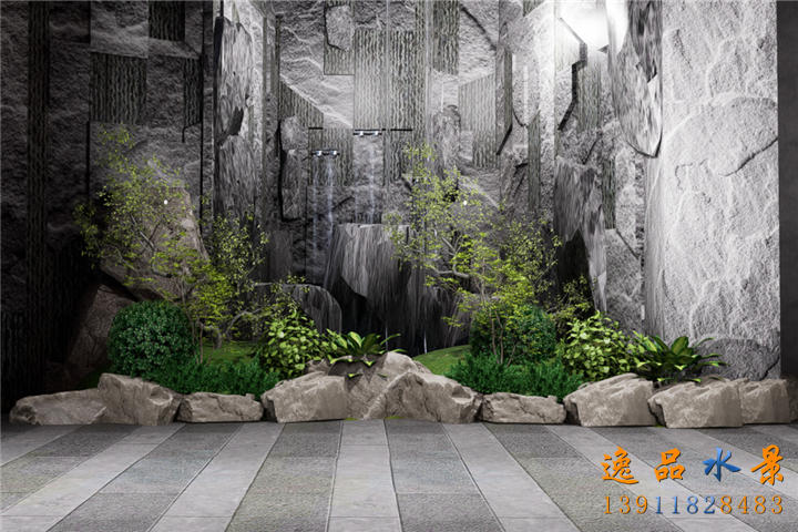 室內(nèi)假山水系造景設(shè)計(jì)方案